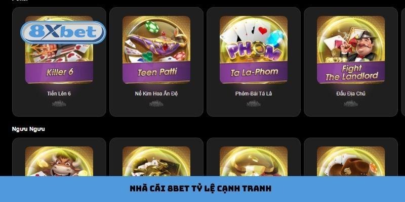 Nhà cái uy tín 8bet tỷ lệ trả thưởng cực cạnh tranh