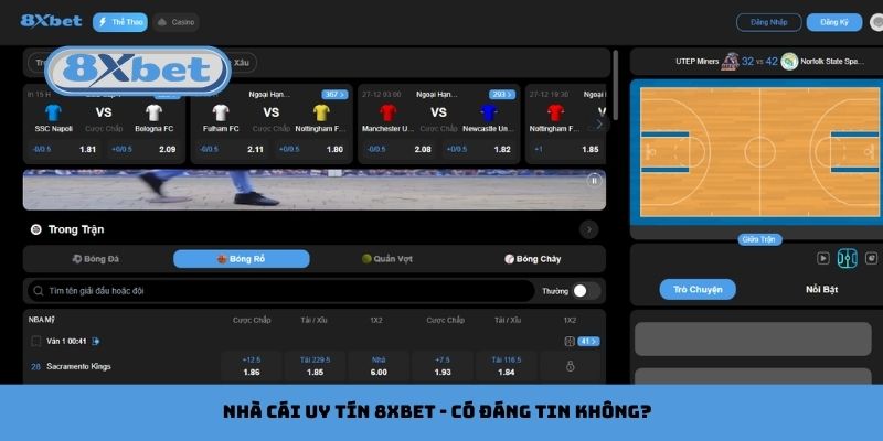 Nhà Cái Uy Tín 8xbet - Có Đáng Tin Không?